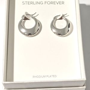 Silver Hoop Earrings